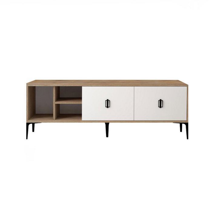 Hanah Home Era 3804 Soporte para TV Roble Zafiro y Blanco Hanah Home Era 3804 Soporte para TV Roble Zafiro y Blanco